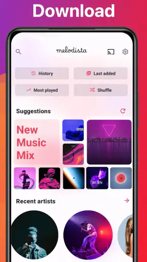 Melodista Music Offline Player screenshot