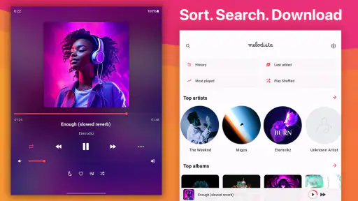 Melodista Music Offline Player screenshot