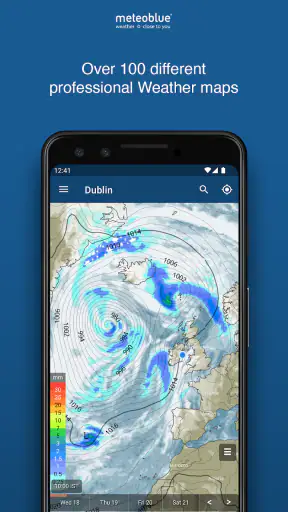 meteoblue weather & maps screenshot