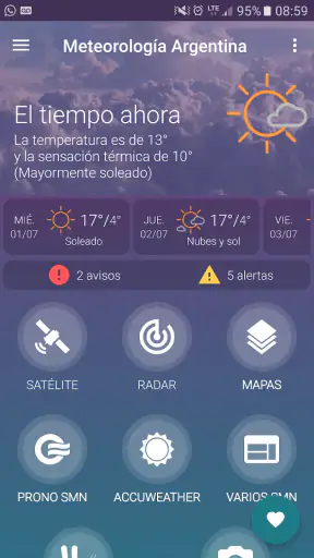 Meteorología Argentina screenshot