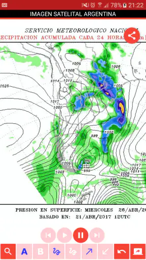 Meteorología Argentina screenshot