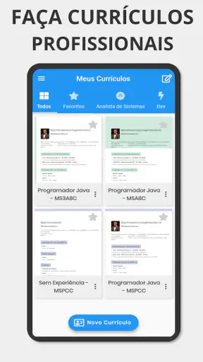 Meu Currículo: Rápido e Fácil screenshot