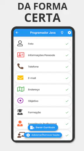 Meu Currículo: Rápido e Fácil screenshot