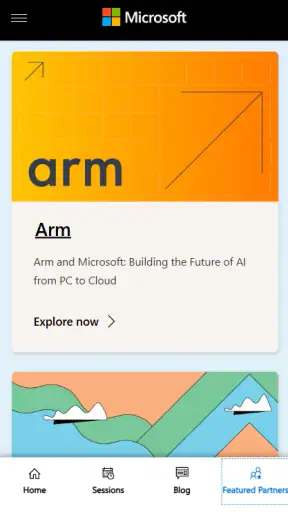 Microsoft Build screenshot