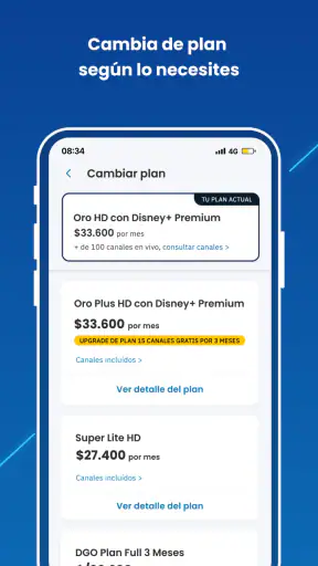 MiDIRECTV screenshot