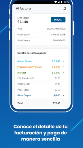 MiDIRECTV screenshot