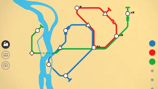Mini Metro - مترو صغير screenshot