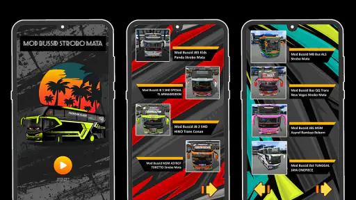 Mod Bussid JB5 Strobo Mata screenshot
