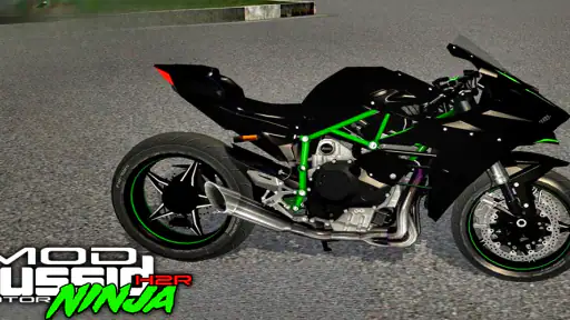 Mod Bussid Motor Ninja H2R screenshot