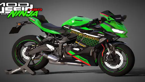 Mod Bussid Motor Ninja H2R screenshot