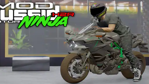 Mod Bussid Motor Ninja H2R screenshot