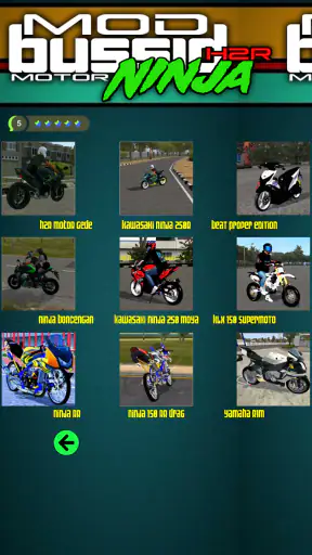 Mod Bussid Motor Ninja H2R screenshot