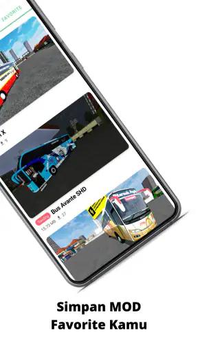 Mod BUSSID Truk Canter Tawakal screenshot