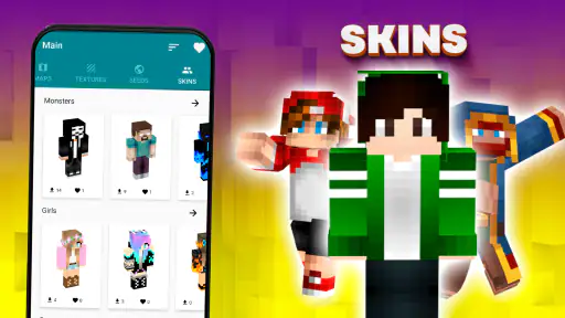 Mods, maps skins for Minecraft screenshot