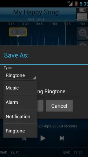 MP3 Cutter and Ringtone Maker screenshot