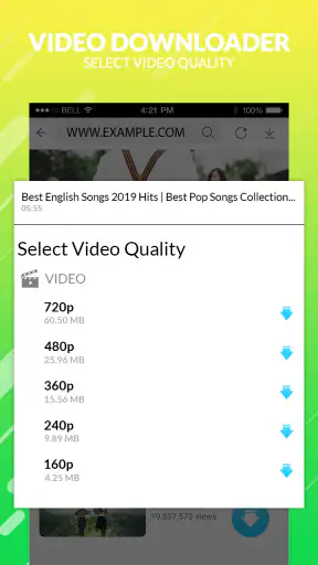 mp4 video downloader screenshot