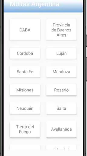 Multas de tránsito Argentina screenshot