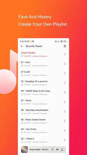 Music screenshot