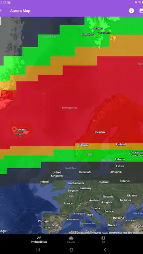 My Aurora Forecast & Alerts screenshot