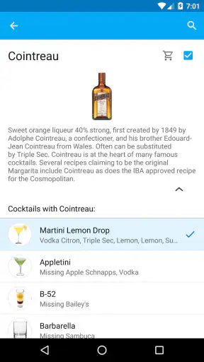 My Cocktail Bar screenshot