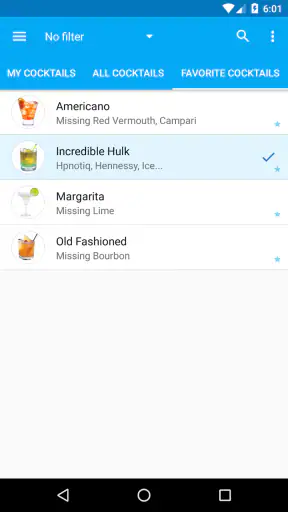 My Cocktail Bar screenshot