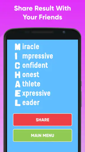 My Name Meaning screenshot