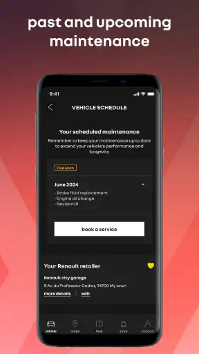 My Renault screenshot