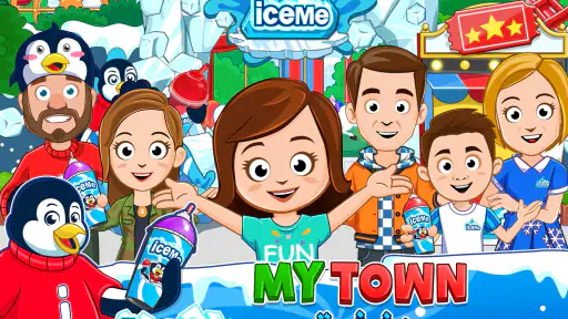 My Town: ICEME مدينة الملاهي screenshot