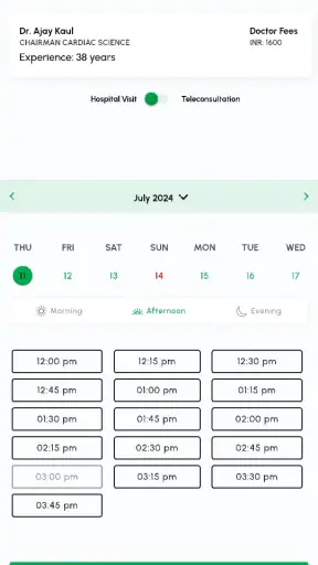 myFortis screenshot