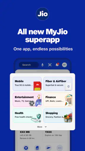 MyJio: For Everything Jio screenshot