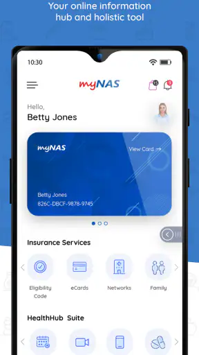 myNAS screenshot