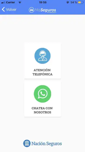 Nación Seguros screenshot