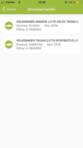 Nación Seguros screenshot