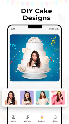 Name Photo On Birthday Cake screenshot