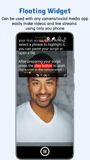 Nano Telprompter screenshot