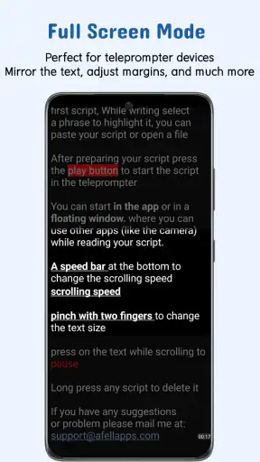 Nano Telprompter screenshot