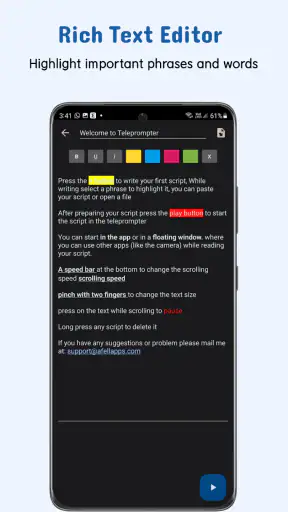 Nano Telprompter screenshot