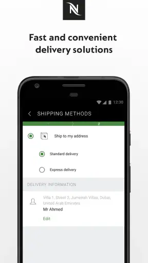 Nespresso Middle East & Africa screenshot