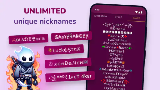 Nickname Maker: Name Generator screenshot