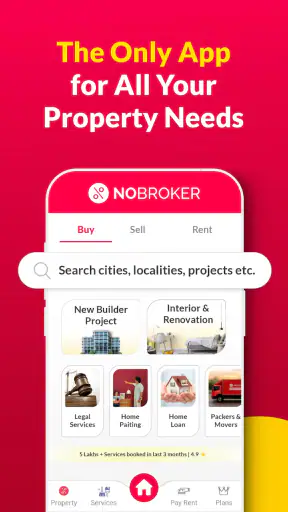 NoBroker Rent, Buy, Sell Flats screenshot