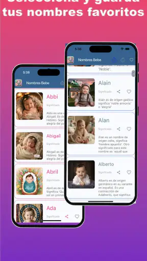 Nombres para Bebe screenshot