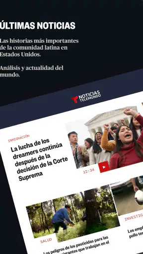 Noticias Telemundo screenshot