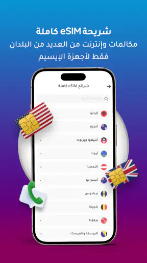 Numero: انترنت للسفر وارقام screenshot