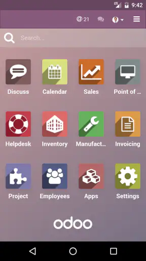 Odoo screenshot