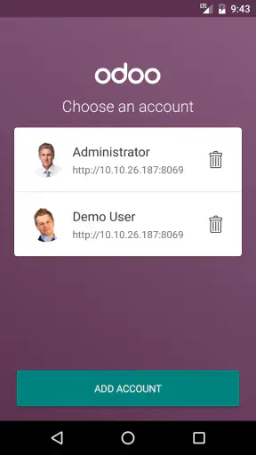 Odoo screenshot