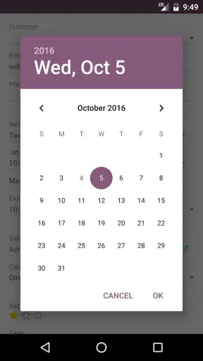 Odoo screenshot