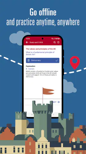 Official Life in the UK Test screenshot
