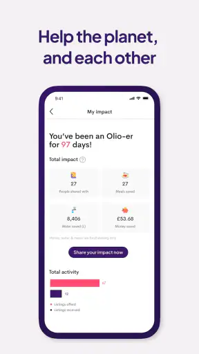 Olio — Share More, Waste Less screenshot