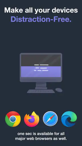 one sec | app blocker, focus screenshot