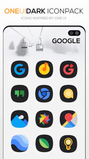 ONE UI DARK Icon Pack screenshot